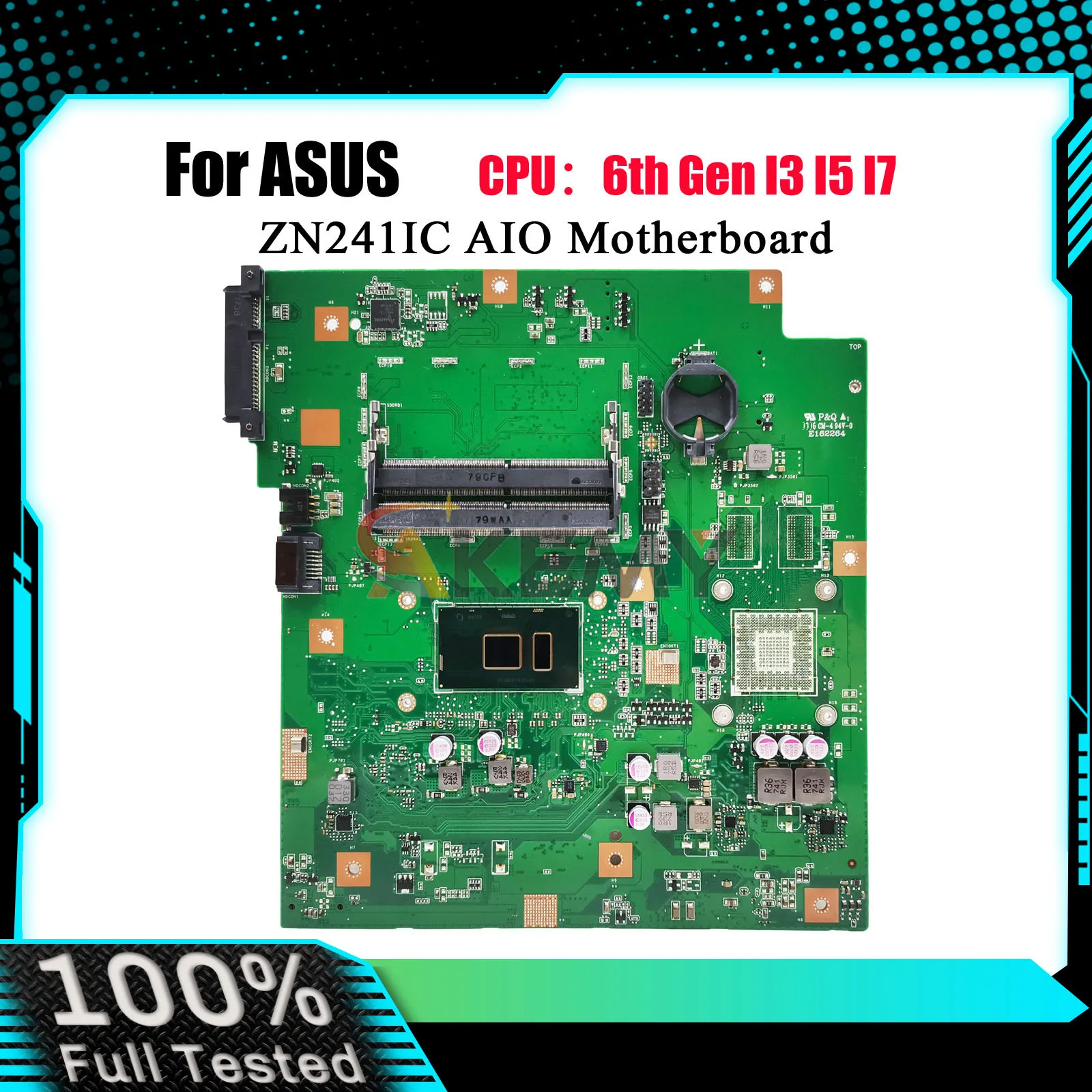 ZN241IC Motherboard For ASUS Zen AIO ZN241I ZN241IC Mainboard With I3 I5 I7 CPU 100% tests OK fast shipping stk