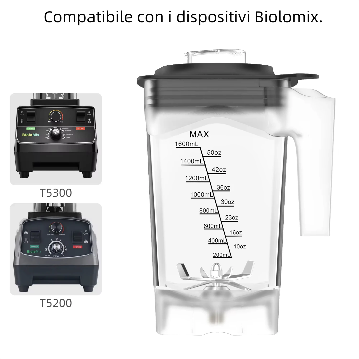 Digital BPA FREE 2L Automatic Professional Blender, Juicer Food Processor Ice Smoothies Fruit, FREE GIFT 600ml dry jar Barrymore