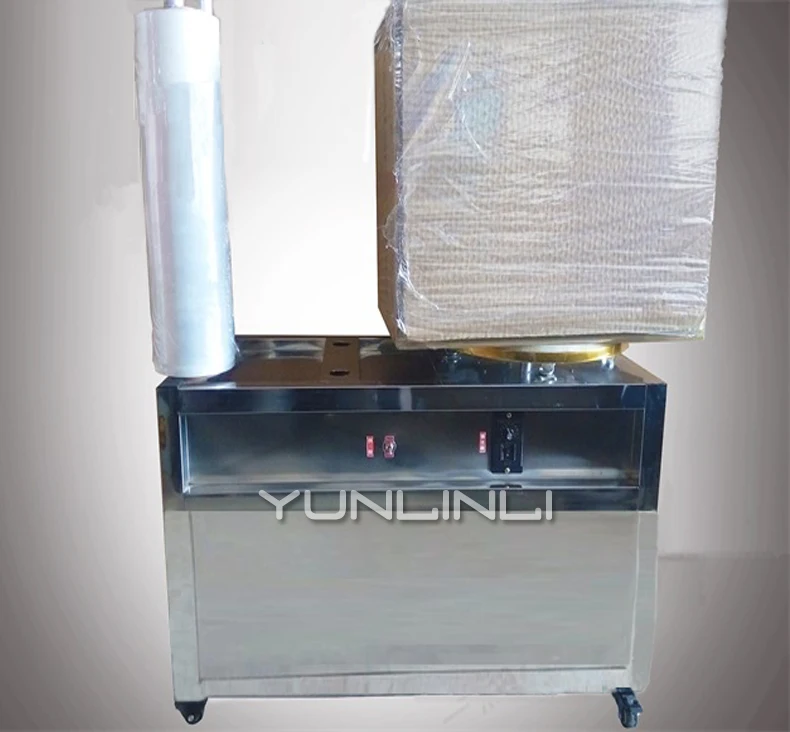 2026 Film Wraping Machine Tray Semi-Automatic Packaging PE Winding Film Machine With Torque Capacity 70kg Film Drawing Machine