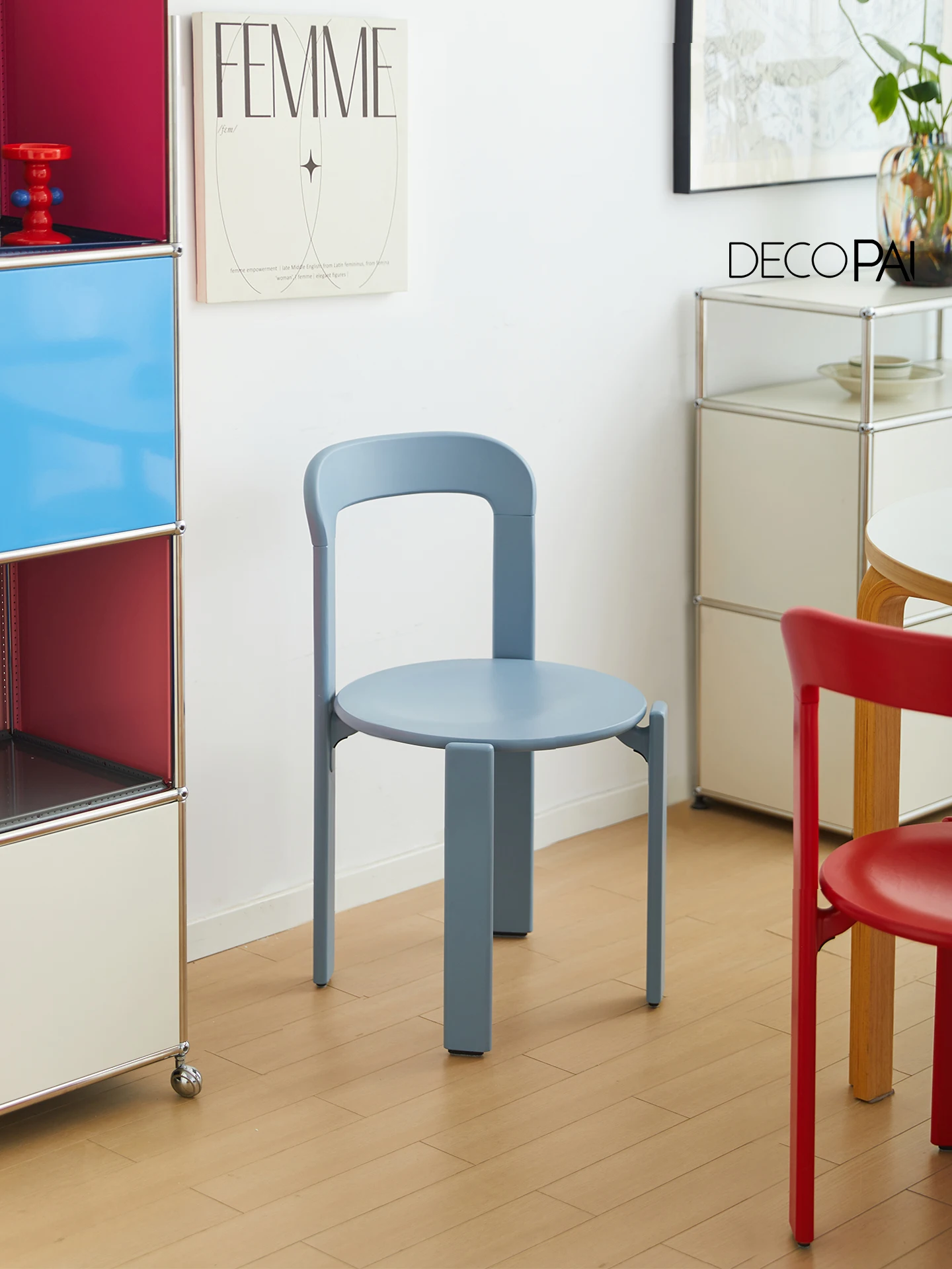 كرسي ري الشمال الزان الخشب الصلب الخشب الرقائقي كراسي الطعام القابلة للتكديس لهجة كرسي أثاث غرفة المعيشة المنزل #1