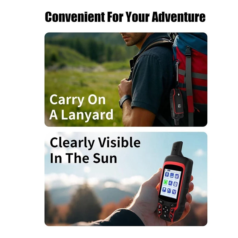 نظام تحديد المواقع المحمول A6 للمشي لمسافات طويلة، متعدد GNSS يدعم ملاح GPS القوي، ملاح GPS محمول للتخييم والصيد-A14G