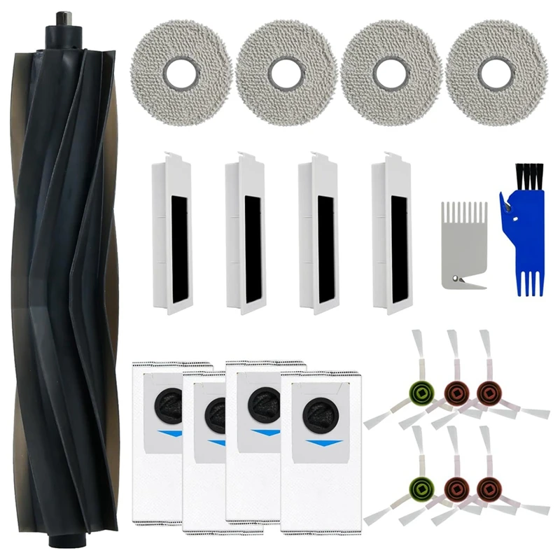 Для Ecovacs DEEBOT T20 Omni / T20e Omni / T20 Pro Omni / T20 Max основная боковая щетка Hepa фильтр Швабра тканевые пылесборники