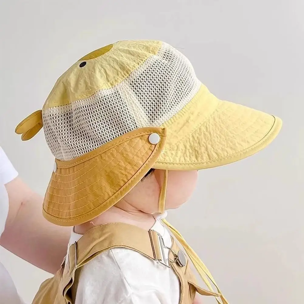 Sonnenhut für Babys, Fishman-Hut, atmungsaktives Netz, Sommer-Sonnenhut, Anti-UV-Sonnenhut, Schattenhut, abnehmbar, Cartoon-Motiv für Jungen und Mädchen – Detail 12