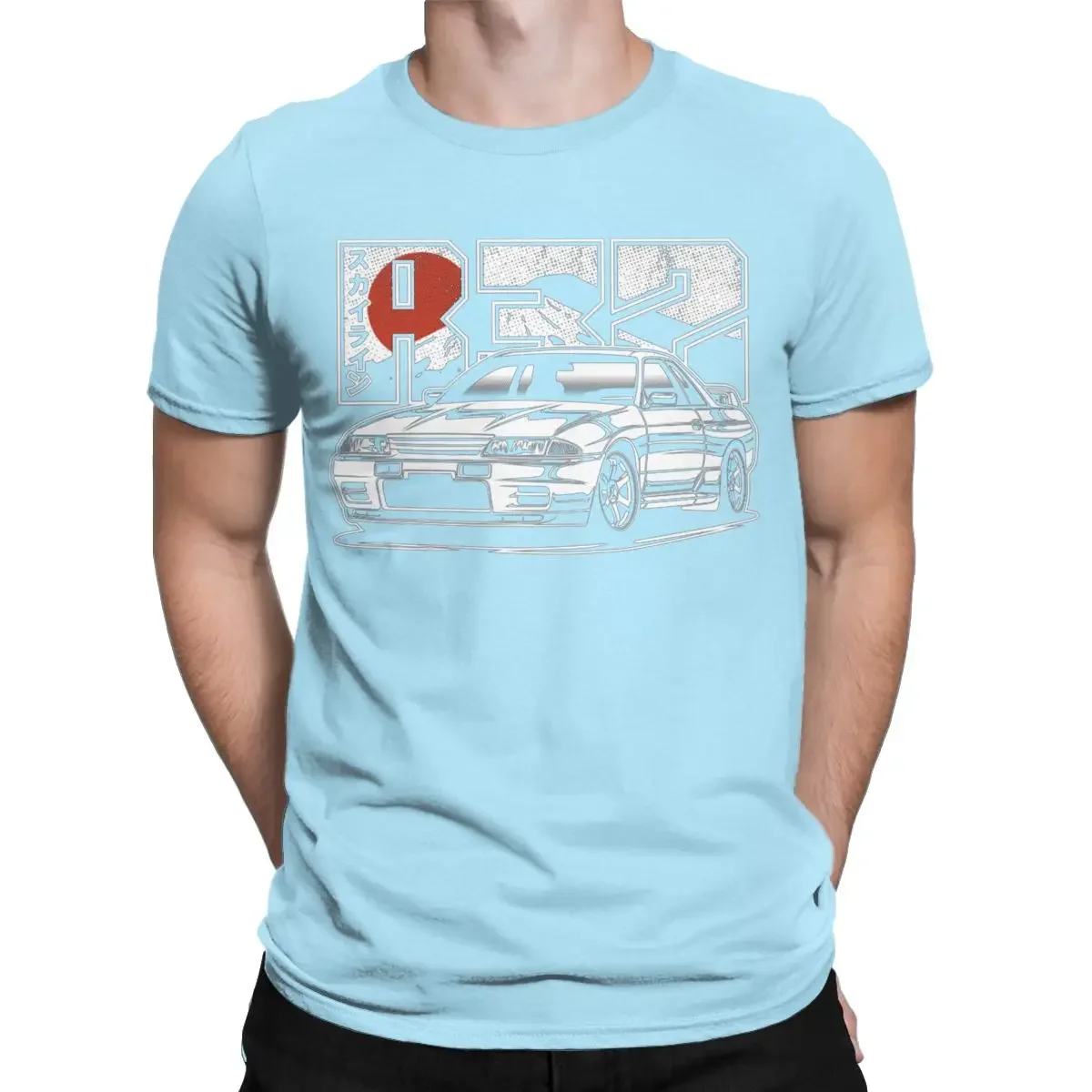 new model Humorous R32 Gtr Skyline T-Shirt for Men Round Collar Cotton T Shirt Short Sve Tee Original Clothing - view 3