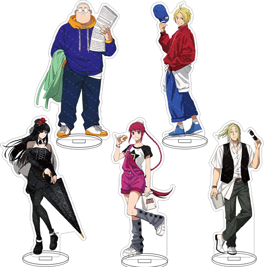 16CM Anime-Figur SAKAMOTO DAYS Taro Sakamoto Lu Shaotang ‌   Asakura Shin ‌   Osaragi ‌   Cos Acryl-Ständer-Ornamente, Weihnachtsgeschenke