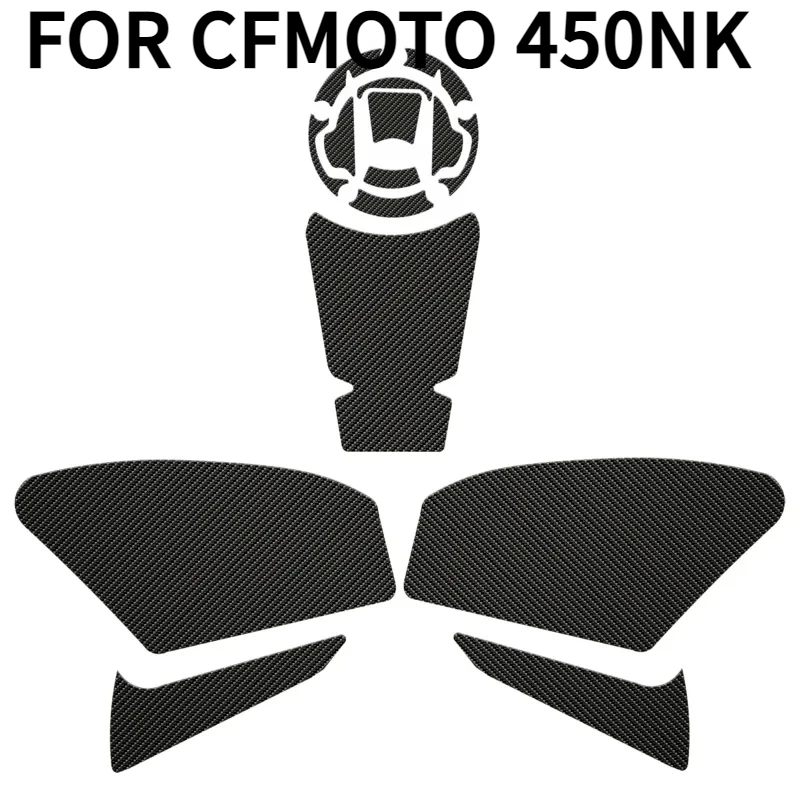 Motorcycle Anti Slip Fuel Oil Tank Pad Side Knee Grip Decal Protector Sticker Pads NEW FOR CFMOTO 450NK NK450 450 NK 2023 2024