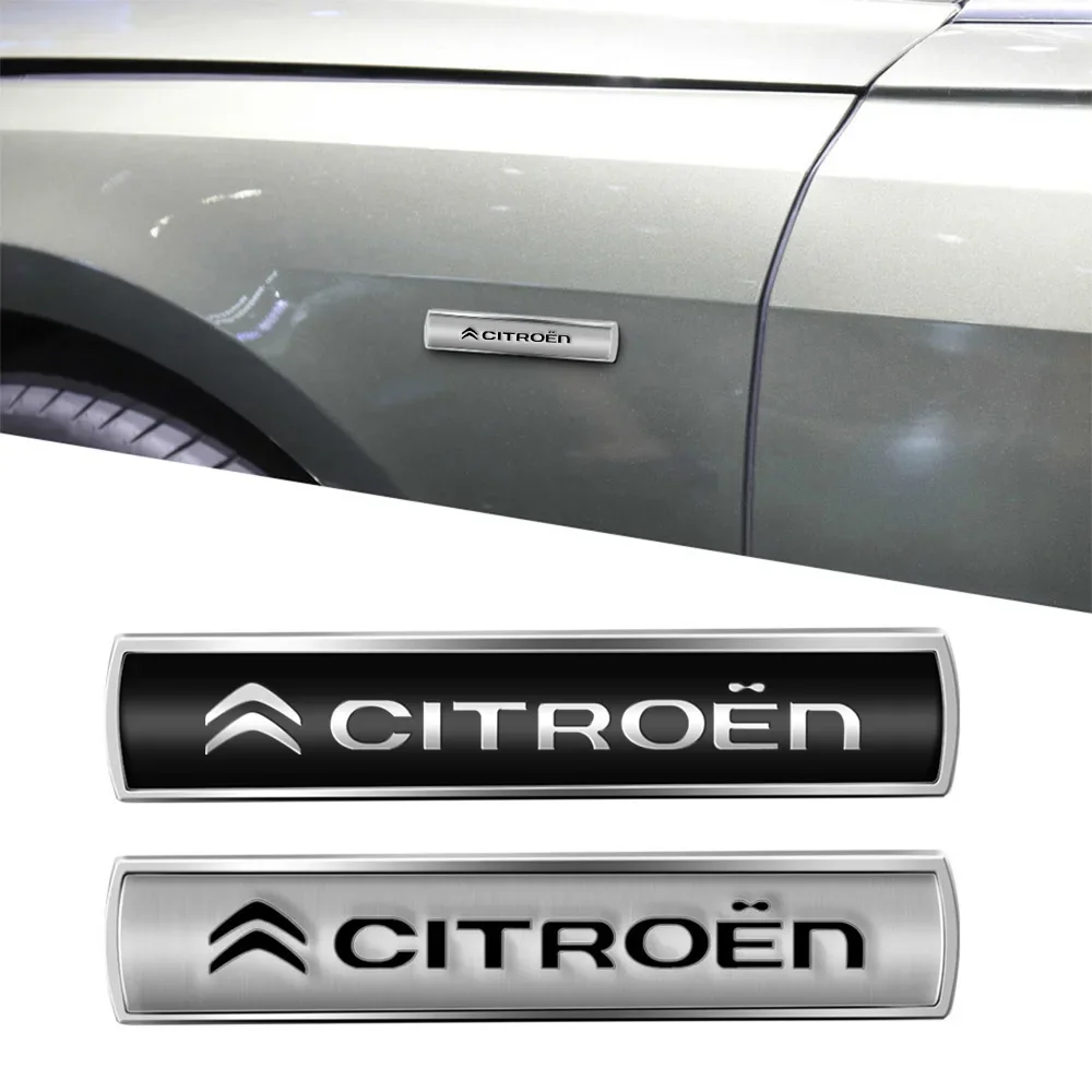 Citroen C4 C3 C5 C1 Berlingo Celysee Cactus Picasso 3D Metal Styling Car Rear Trunk Body Fender Emblem  Decoration Sticker
