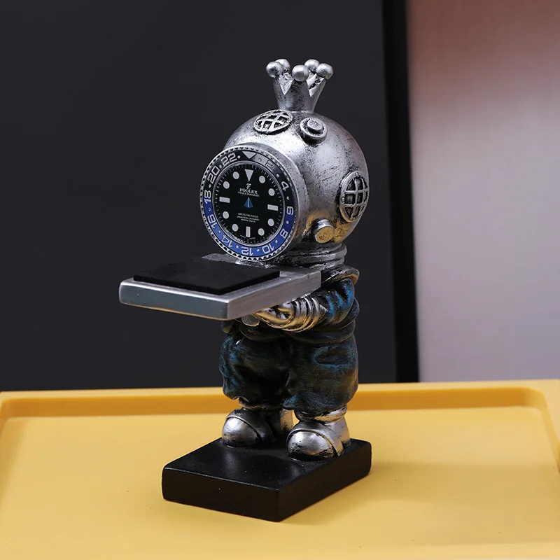 Creative Water Ghost Watch Stand Men Wrist Watch Holder Base Retro Table Nightstand Watches Display Dock Accessory Storage Gift
