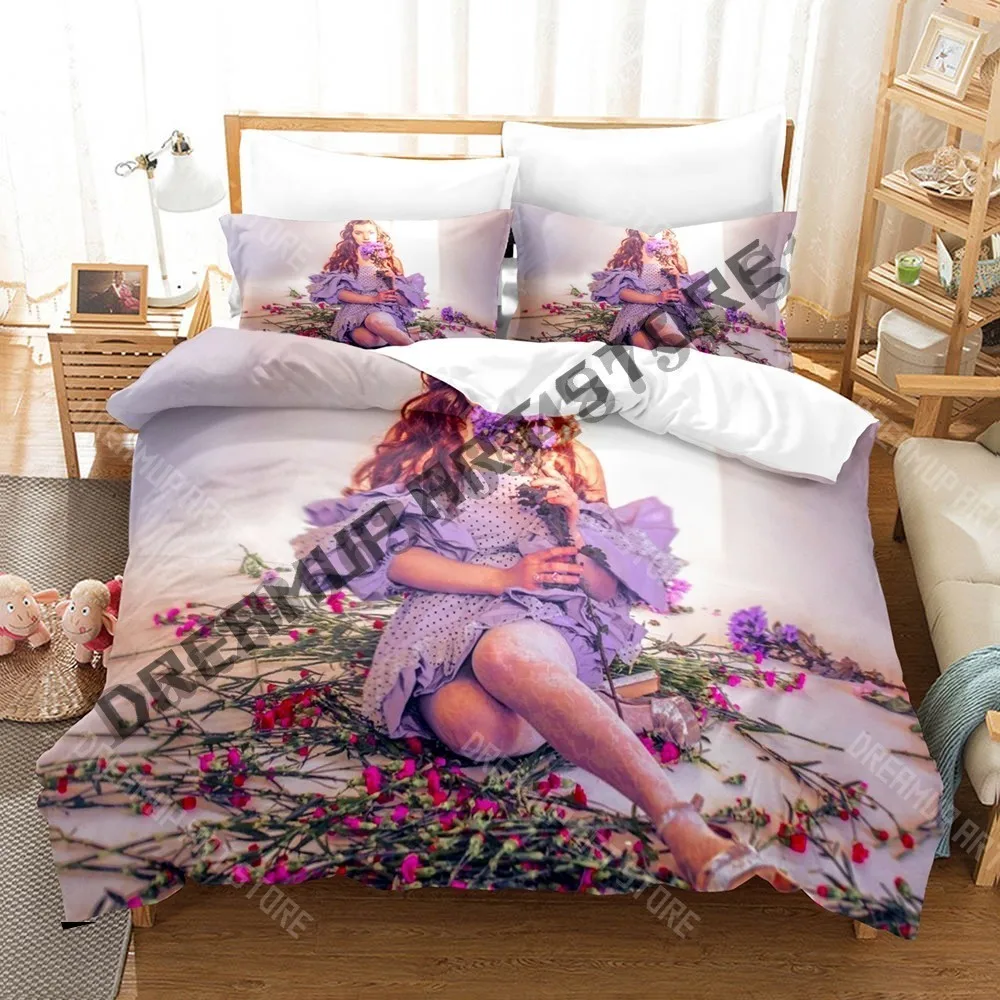 3D Printed Sanah Singer Bedding Set for Boys Girls Duvet Cover Pillowcase Twin Queen King Full Single Double Sizes