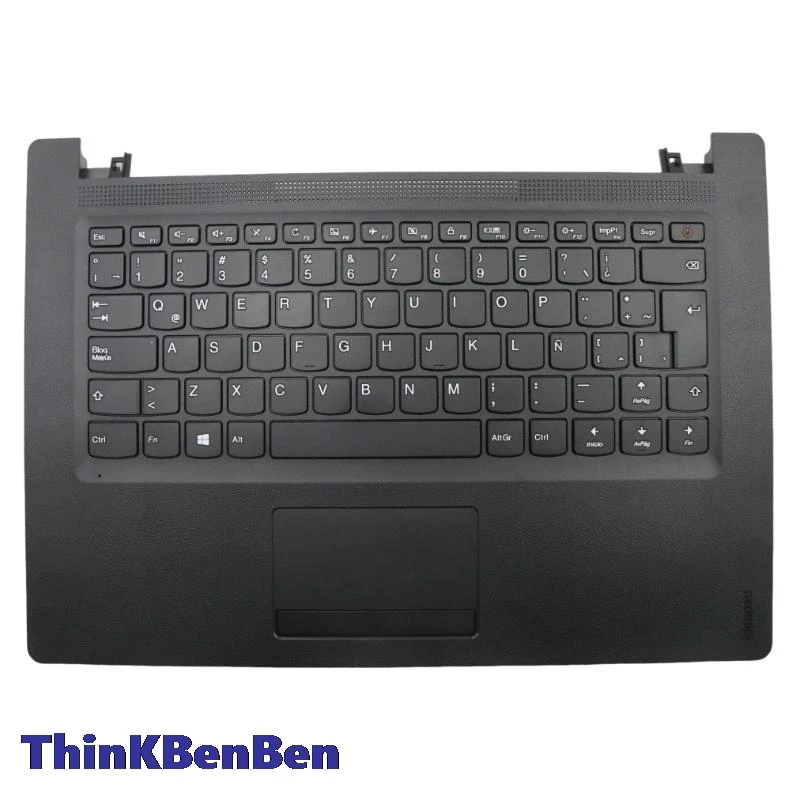 

LAS Latin Spanish Black Keyboard Upper Case Palmrest Shell Cover For Lenovo Ideapad 110 14 14AST 5CB0M55976