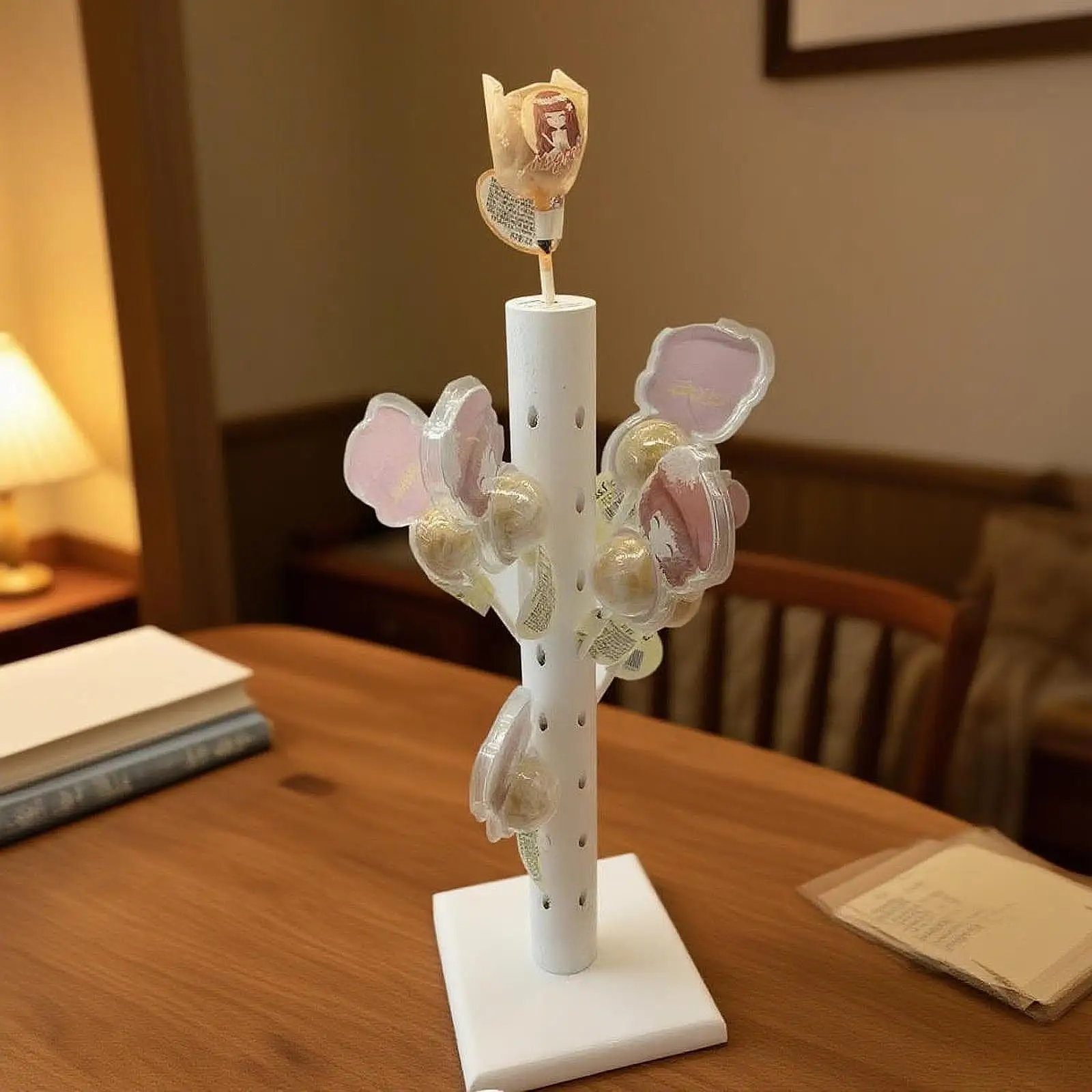 

Держатель для леденцов, прочный декоративный стол для конфет, деревянная подставка для торта для детского душа, декор на день рождения, Рождество, юбилей