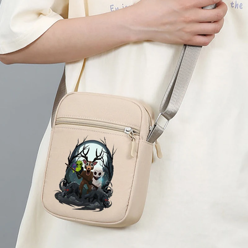 

99 Nights in The Forest Backpack Large Capacity Portable Crossbody Bag Fashion Cartoon Anime Printed Storage Bag Birthday Gift