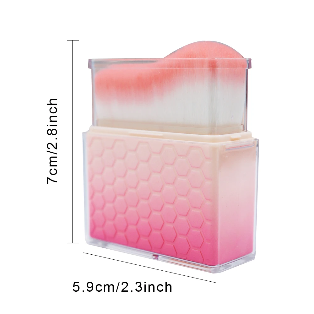 Wavy Tanning Soft brush Body Face Makeup Foundation Blush Powder Brush Cover Dust Proof Extensible Handle Portable Design