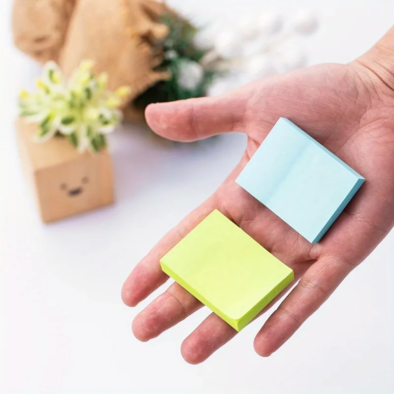 Bright Fluorescent Sticky Notes 8cm 6 Colors 300 Sheets for Students Office School Supplies