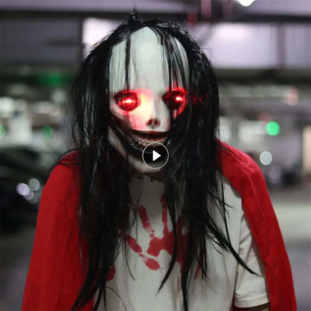 Bloody Glowing Mask Create An Atmosphere Realistic Shape 160 Grams Latex Party & Holiday Decoration The Mask Of Terror