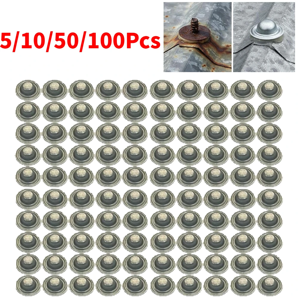 5-100pcs Metal Screw Caps Bolt Cover Caps Corrosion Resistant Waterproof Screw Seal Cover For Furniture Wood Upholstery Cabinets
