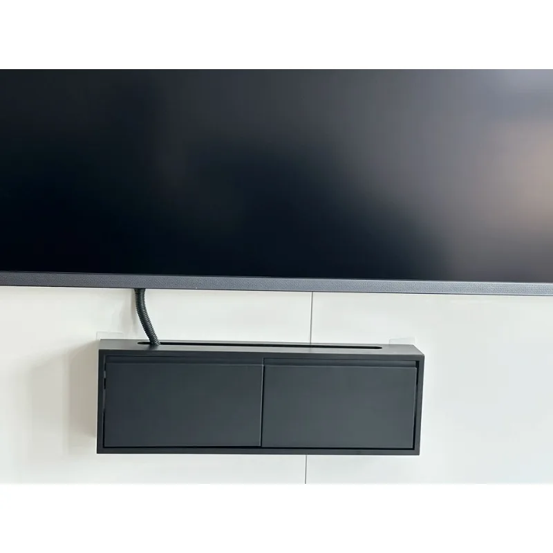 Solid Wood Router Storage Rack Wall Mounted No Drilling TV Stand Modem Set-top Box Holder Cable Management Socket Cover