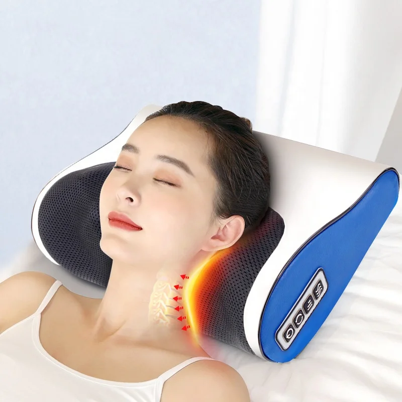 

Smart Library Electric Massage Pillow Full Head Neck Massager Relieve Neck And Shoulder Muscle Tension For Home Car Travel
