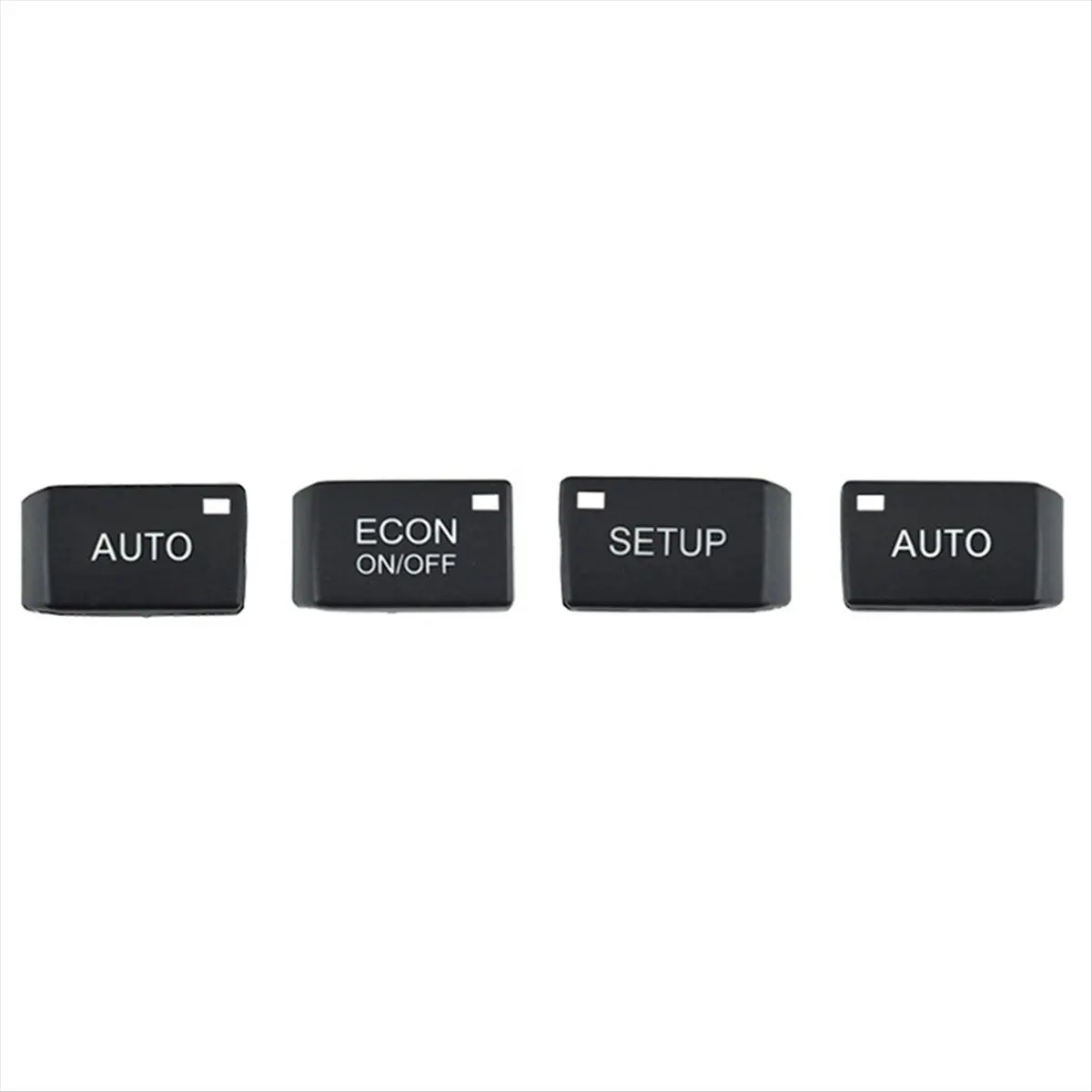 L96A 4Pcs/Set Car Air Conditioning Control Computer Panel Button Switch Cover for Audi A6 C6 S6 Avant 2005-2011 4F1820043