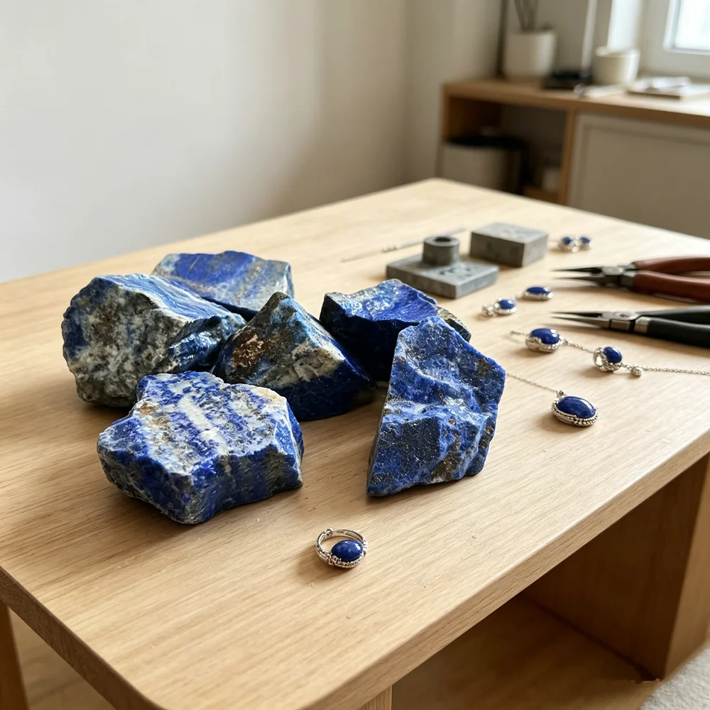 100g Natural Lapis lazuli Raw Stone Gemstone Quartz Mineral Specimen Original Stones Natural Stones and Minerals for Jewelry