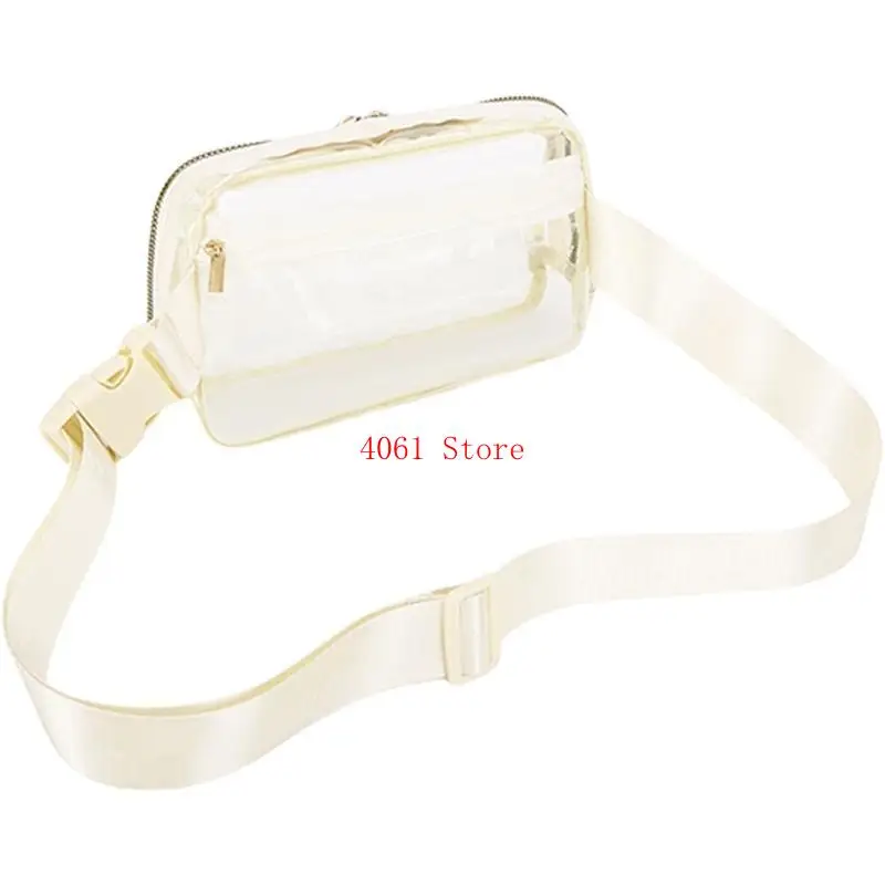 

Trendy Waist Bag Women Clear Hip Pack Fashion Shoulder Purse Crossbody Bags