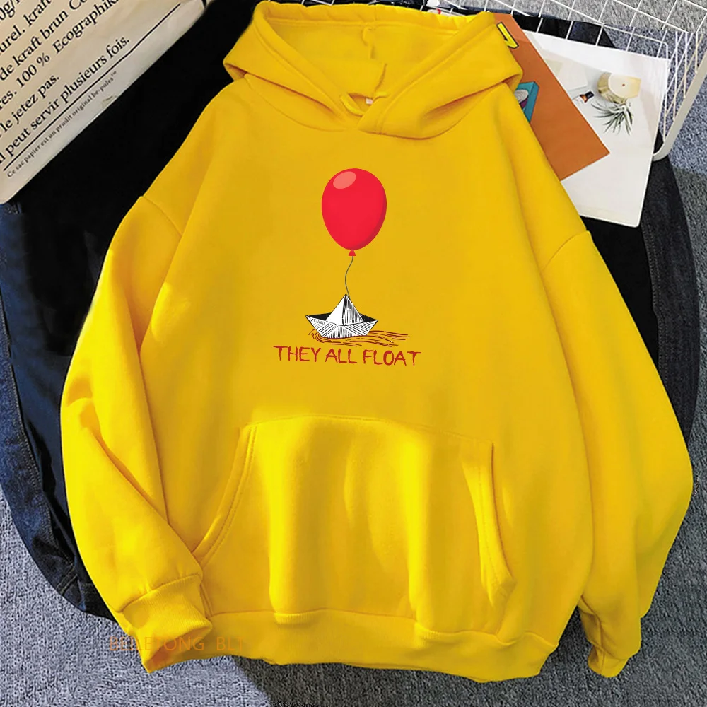 Horrorfilm StephenKing It Clown Sweatshirts Lange Mouw Dames_Men Winter Hoodies Casual Vrouwelijke Grafische Afdrukken Truien Tops