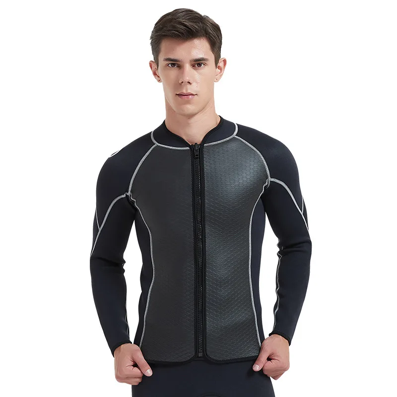 2/3mm free diving suit Split wet suit Long sleeve top Deep diving diving pants Male snorkeling suit Surfing female