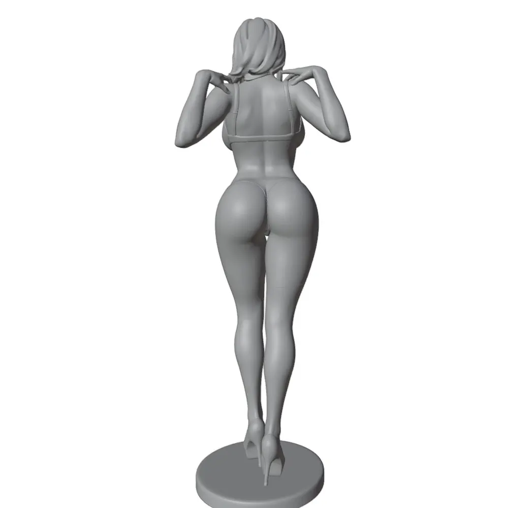 1/24 Sexy Figurine Resin Model Kits GK Miniature 3D Printed Gray Model Figurine DIY Doll Collection Unassembled And Unpainted