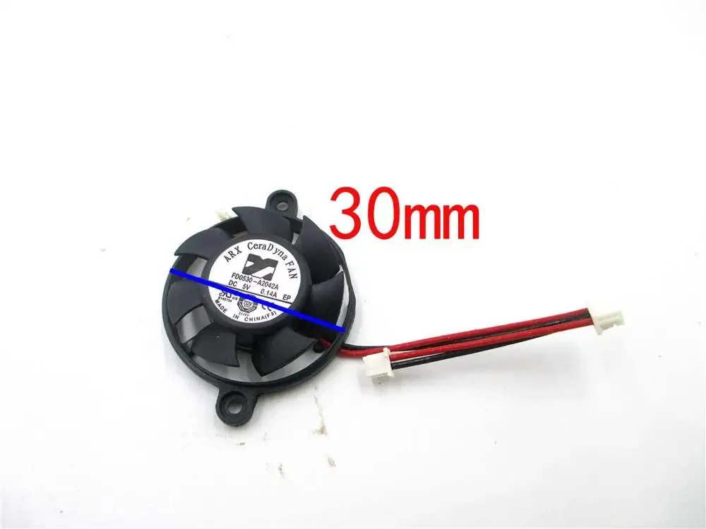 15pcs fan for DATA0307R5H-002 EF30050V2-E01U-A9A FD0530-A2042A 5V 0.14A FD0530-A2042A2NL-N 3007 30x30x7mm LED cooling