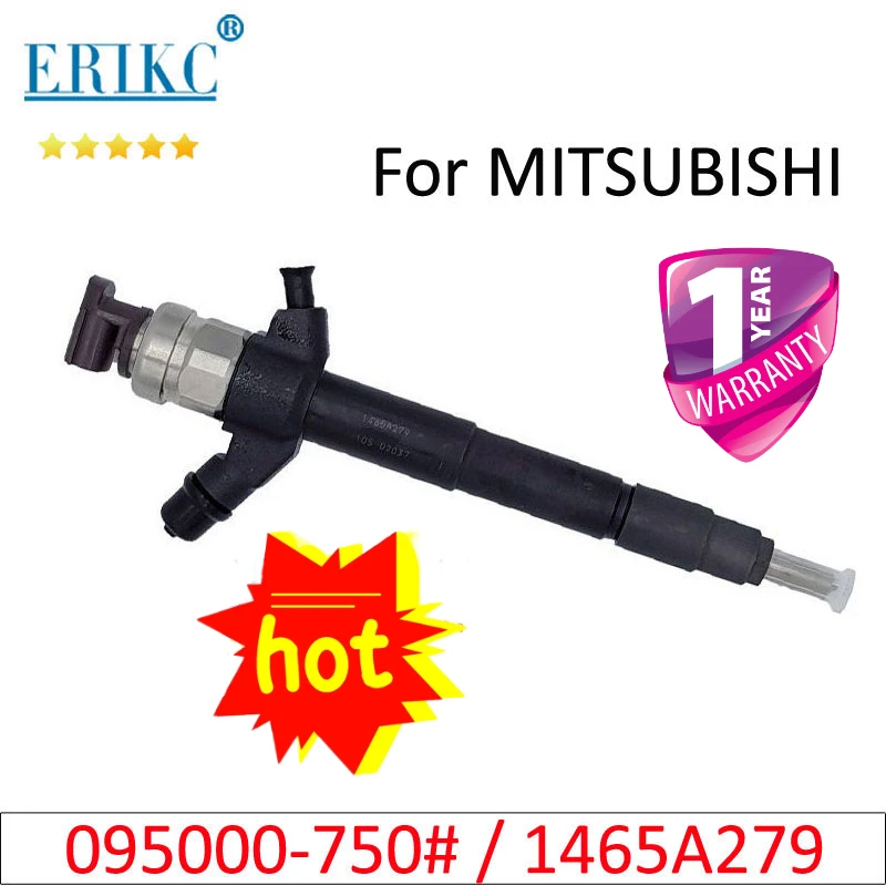 0950007500 095000-7501 New Common Rail Injector 1465A279 095000-7500 Diesel Fuel Nozzle for DENSO 7500 Mitsubishi Pajero