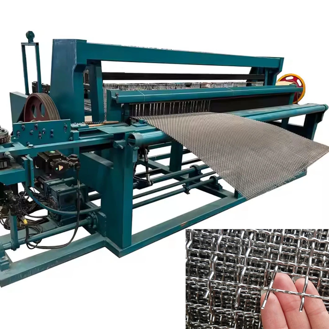 High Quality Full Automatic Crimped Wire Mesh Industrial Weaving Machine Manufacturer Wholesale Construction Industry Used