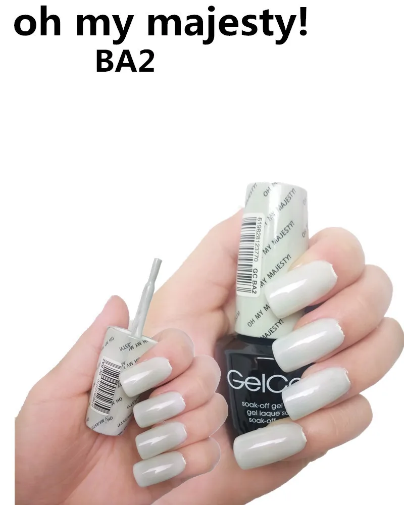 Smalto per unghie bianco Gel UV Opie Love Opies BA2 OH MY MAJESTY Smalto gel base superiore Soak Off Vernice UV Vernice gel 15ml Gel per nail art