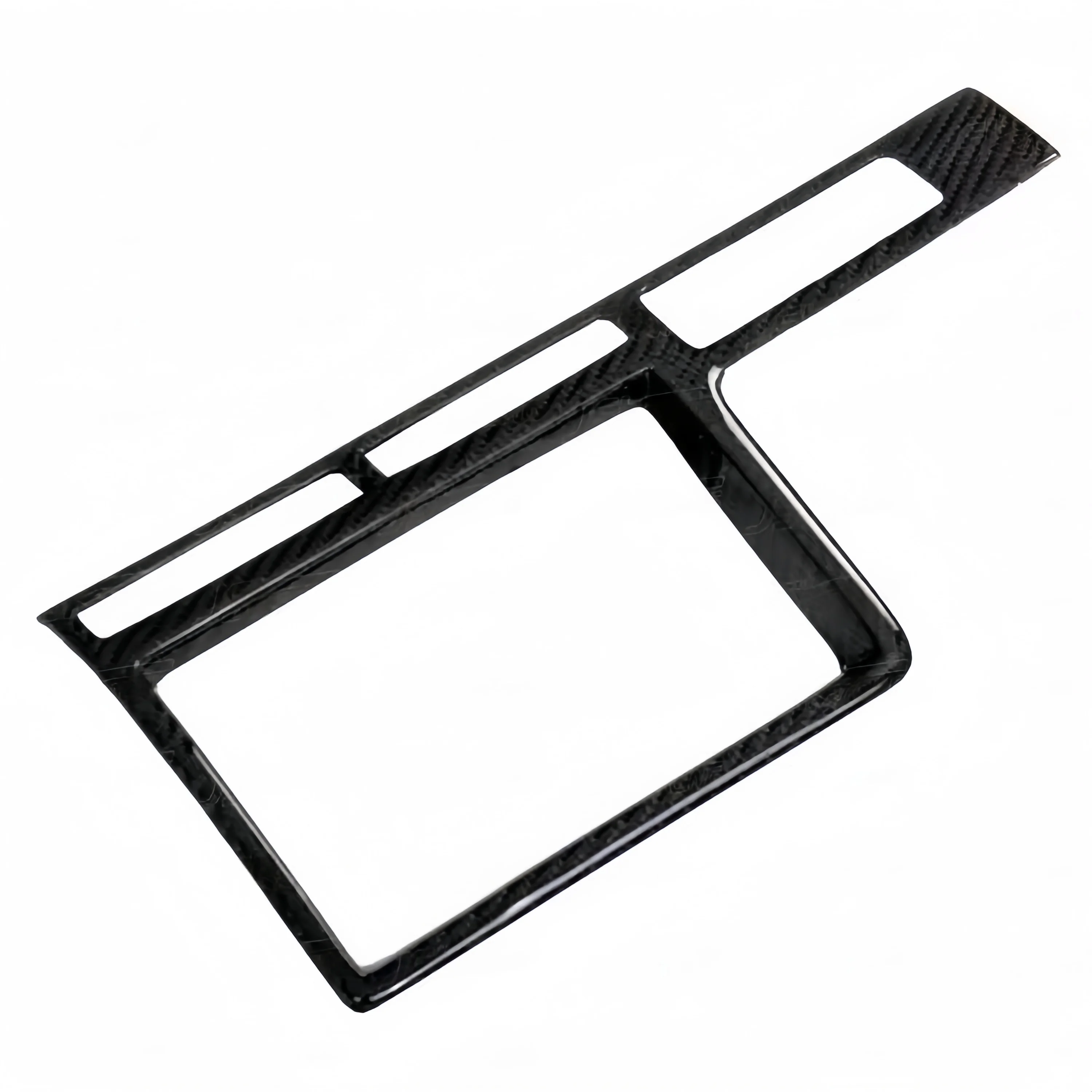 

RHD GTR35 аксессуары внутренняя центральная навигационная панель управления рамка из сухого углеродного волокна автомобильная навигационная рамка украшение