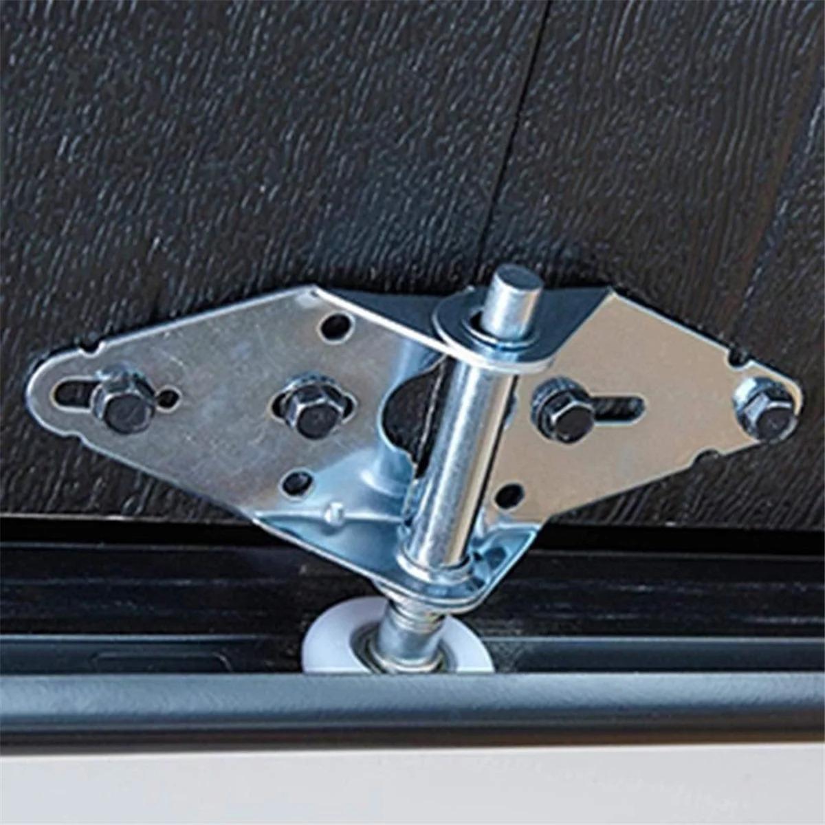 Roda de rolo para porta de garagem AA98, haste de 4 polegadas, pacote com 12, nylon silencioso de 2 polegadas, rolamento selado de 13 esferas de 7/16 polegadas de diâmetro