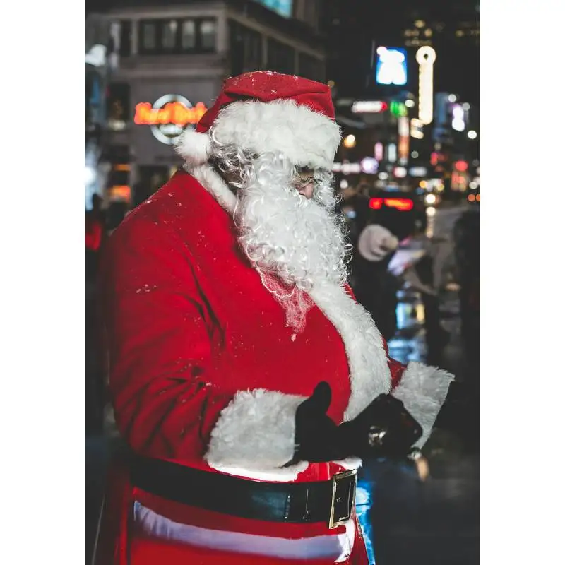 DAZCOS, accesorio de disfraz con relleno de vientre falso para hombre, traje grueso ajustable, accesorio de Navidad, Santa, vientre de imitación, vientre falso, Cosplay de Navidad