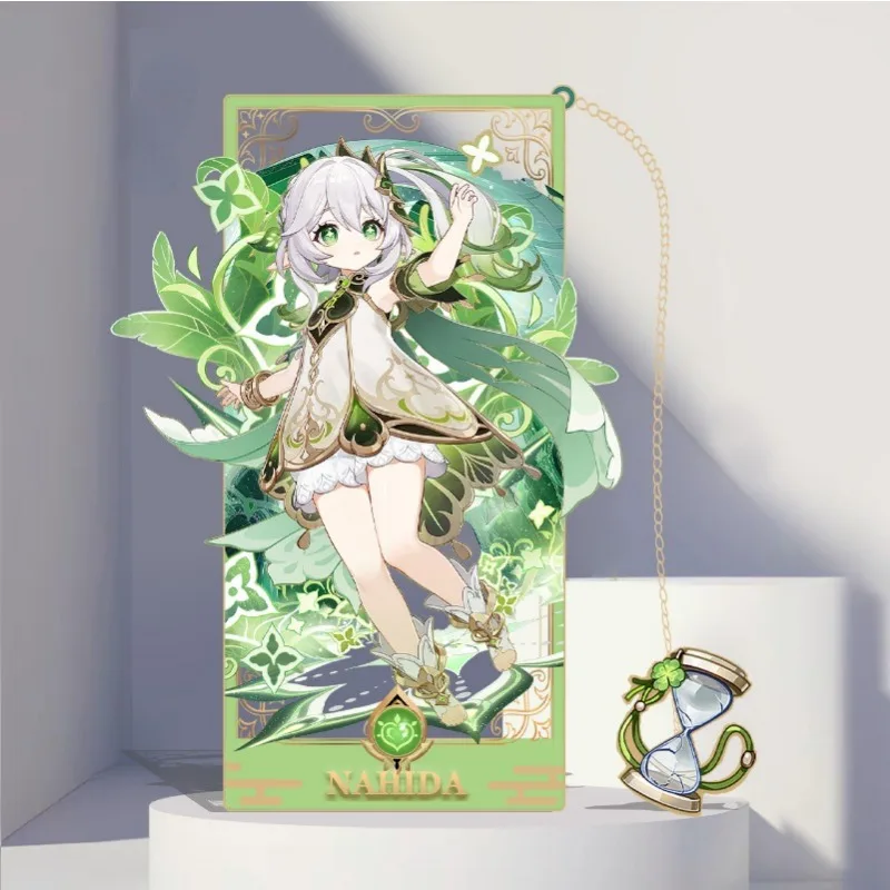 Fashionable and Durable Genshin Impact Character Metal Bookmarks as Souvenir Gifts for Gamers