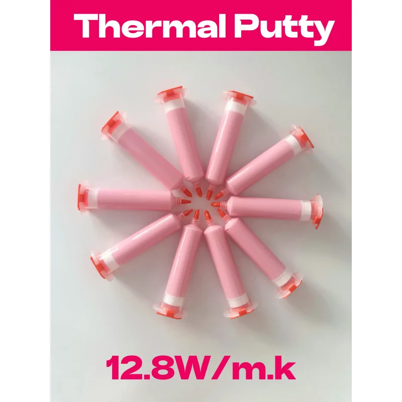 YK 12.8 واط/mk الوردي الحراري المعجون هلام ل VGA GPU IC معالج الوسادة الحرارة حجب المعالج التبريد بالوعة الحرارة مجمع