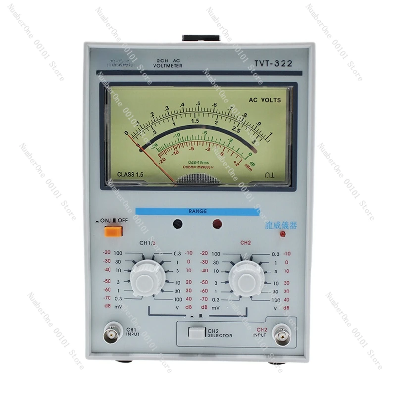 

TVT-322 Dual Channel Milivoltmeter Double Needle Millivoltmeter New Design High Quality Pointer Voltage Measuring Instruments