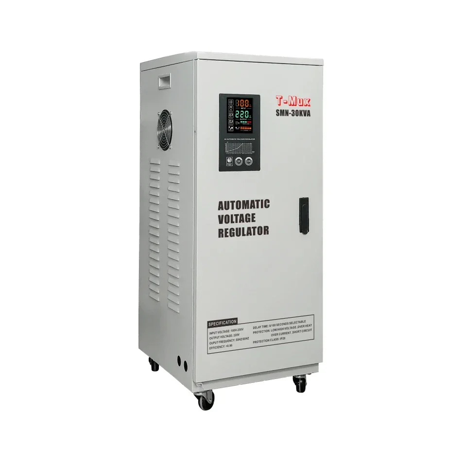 30KVA Ac Voltage Regulators/Stabilizers Single Phase Avr Automatic Voltage Regulator 220V Ac Stabilizer For Avr For Servo Motor