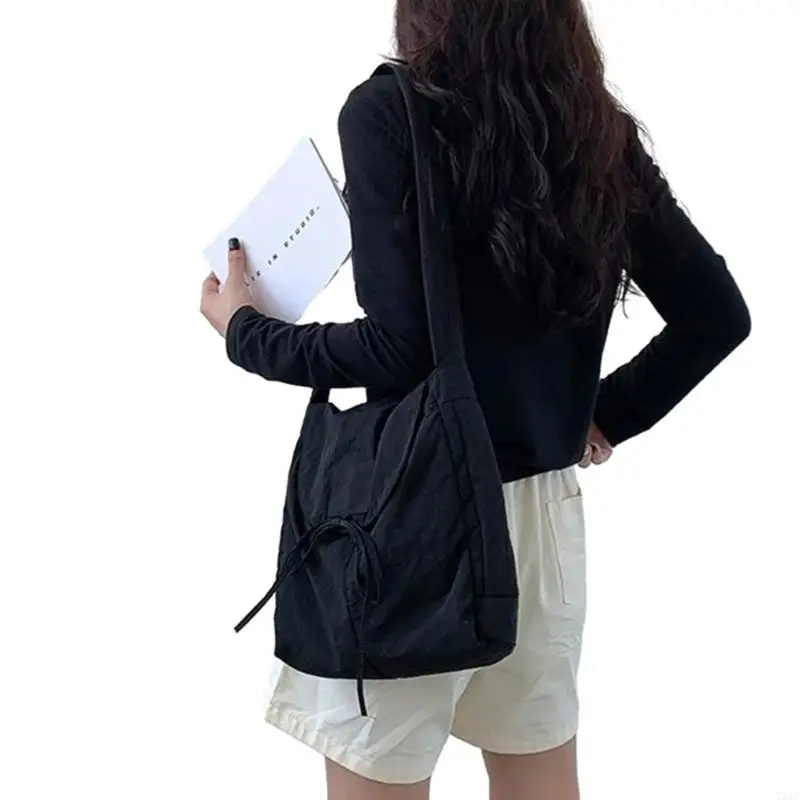 

T21C Stylish Nylon Crossbody Bags Functional Shoulder Bags for Everyday Use School Work and Trips