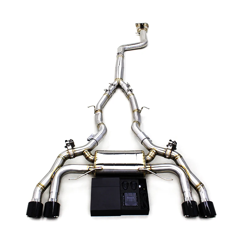 Race Valvetronic Catback For BMW X3M/X4M F97/F98 3.0 2019-2023 Stainless Steel Muffler Pipe Newish Design Single Midpipe Exhaust