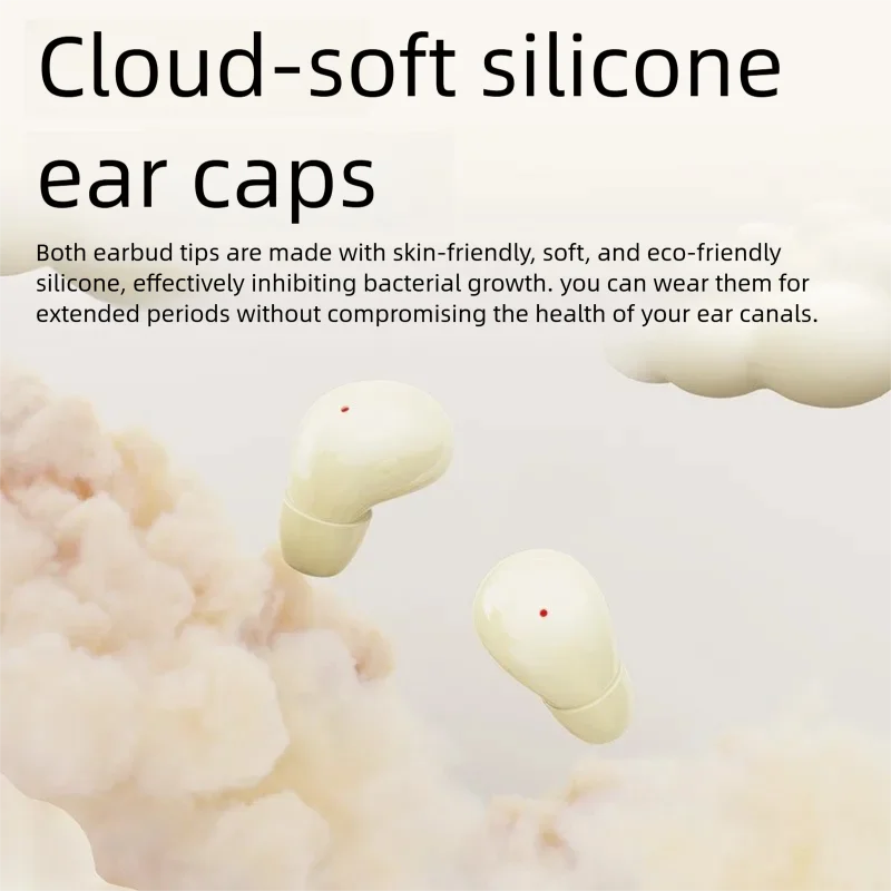 Mini Auricolari Bluetooth 5.4 Sonno Active con cancellazione del rumore Auricolare Musica Auricolare Hi-Fi Cuffie per dormire wireless a lunga durata