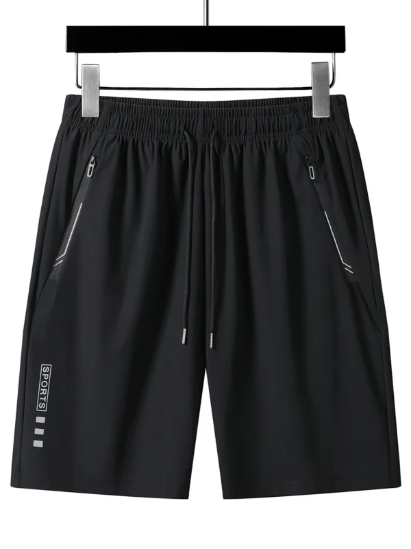 

Ice Silk Qui Dry Breathable Loose Straight Leg Fitn Running orts Men's Casual Summer Faion Urban Sle Five-Quarter ...