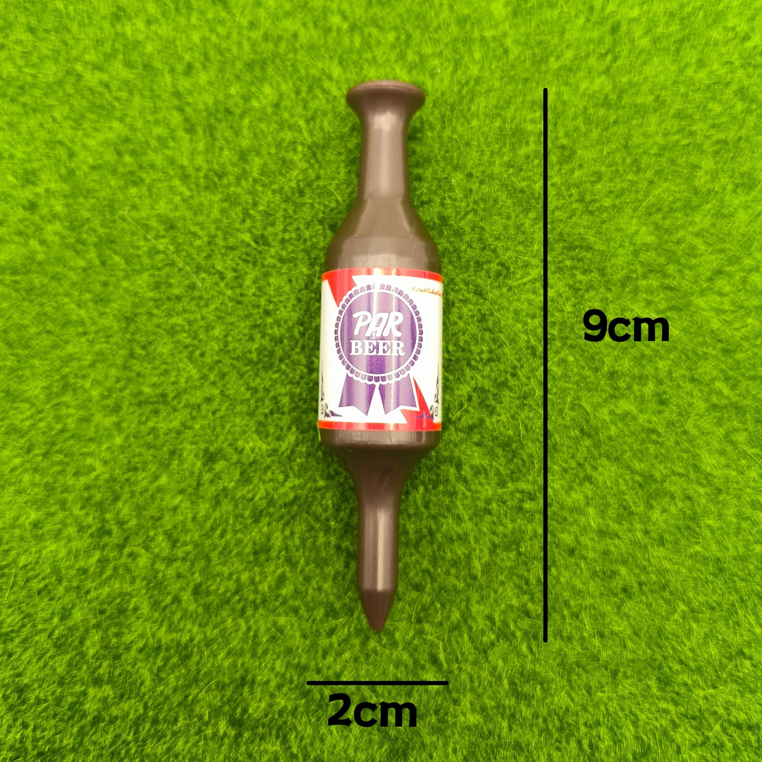 6 قطع زجاجة بيرة صغيرة جولف تيز زجاجة بيرة جولف مسمار ABS المواد مقعد جولف مجموعة إكسسوارات الغولف