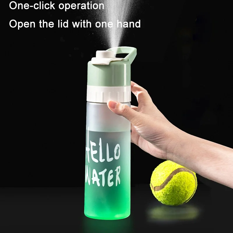 Summer Outdoor Student Spray Water Cup  High Value Safe and Durable  Portable Multi-functional Sports Anti-drop Water Cup