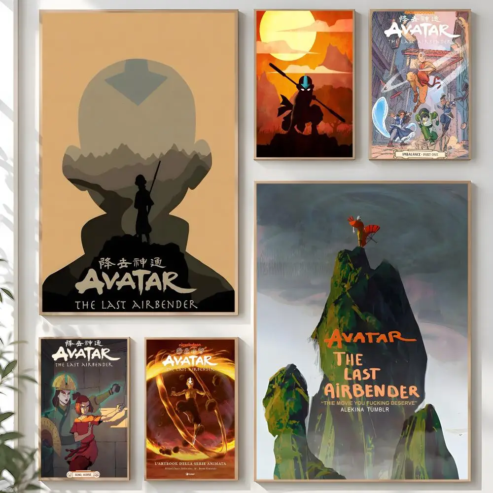 Avatar The Last Airbender Poster Creative Room Art For Dorm Bedroom Study Apartment Home Gift