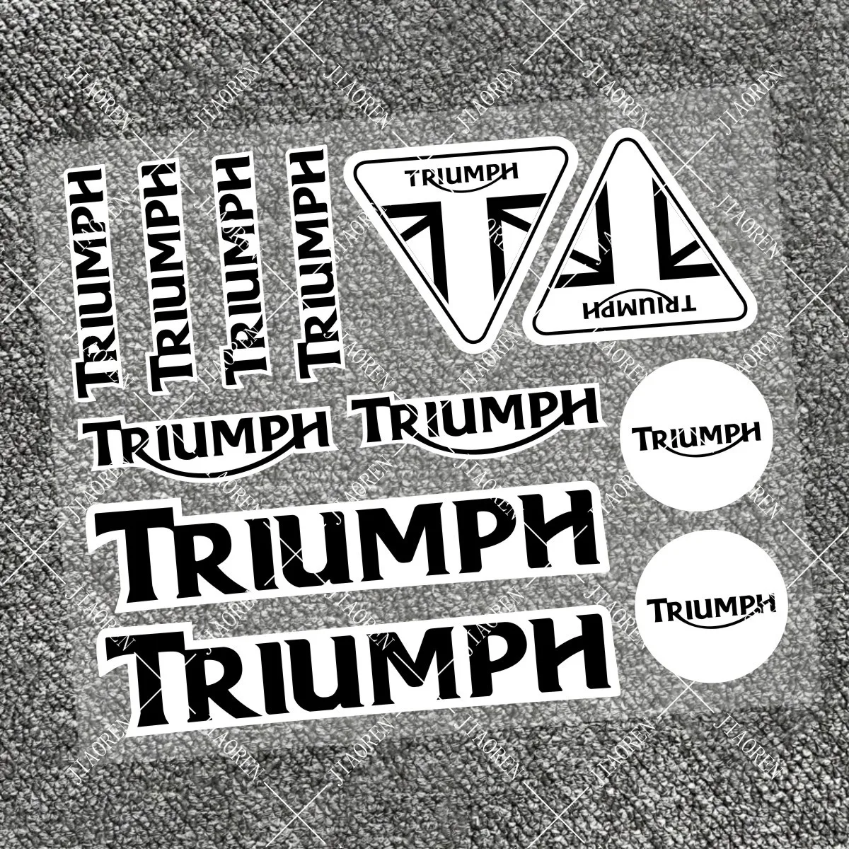 

Reflective Motorcycle Triumph Sticker Logo Tank Helmet Car Decal Triple 765 R Triple 765 RS Triple 765 S Street Triple R RS S