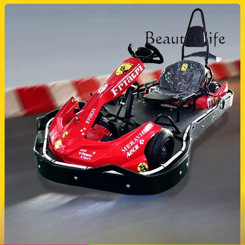 

Parent-child adult high-speed electric outdoor beach car can sit on adult commercial amusement equipment competition