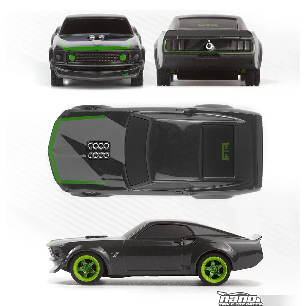 HPI RACING 1/64 Nano 160980 Flat Running Racing Drift Car MINI RC Remote Control On-road Car Desktop Adult Children's Toys