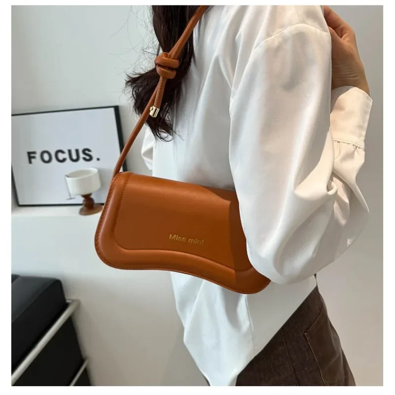 

Women Underarm Bag Spring 2024 New Fashion Messenger Shoulder Bag Minority Design Leisure Commuter Shoulder Bag